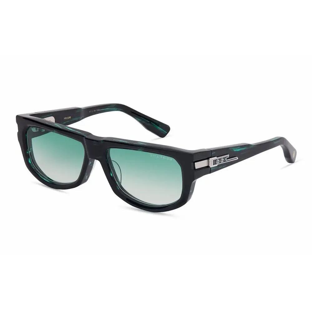 DITA PRIDM DTS753-A-01 Storm Swirl Silver Turquoise Lens Sunglasses AUTHENTIC